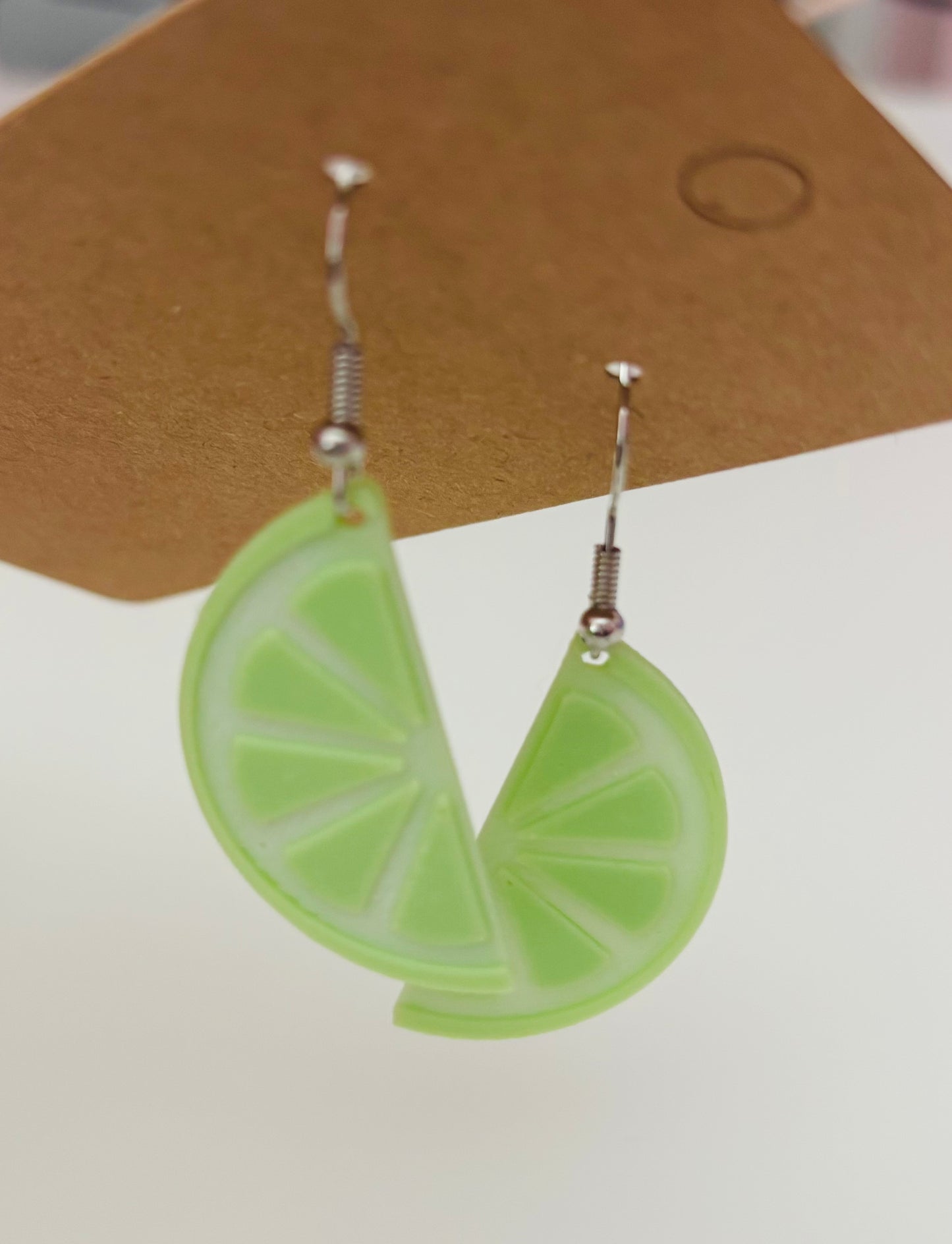 Lime Earrings