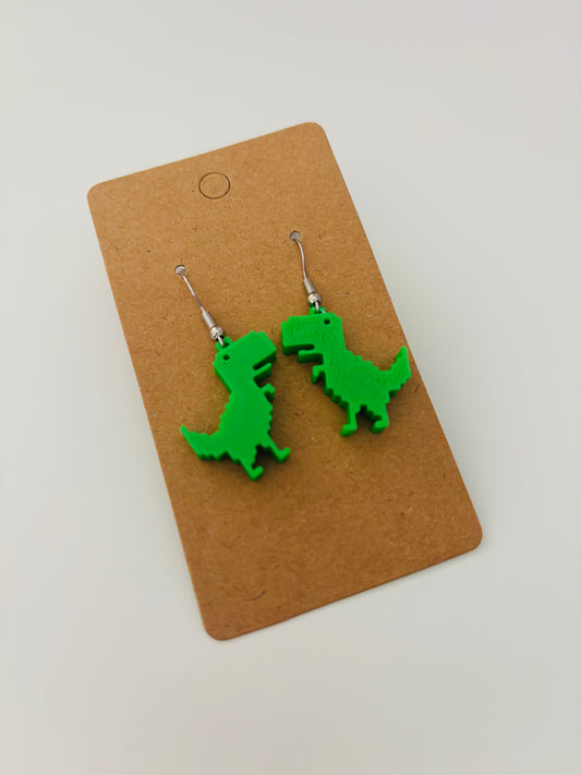 T- Rex Earrings